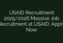 USAID Recruitment 2025/2026 Massive Job Recruitment at USAID: Apply Now