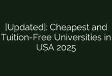 [Updated]: Cheapest and Tuition-Free Universities in USA 2025
