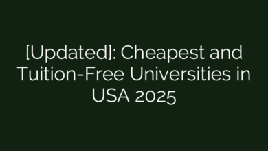 [Updated]: Cheapest and Tuition-Free Universities in USA 2025
