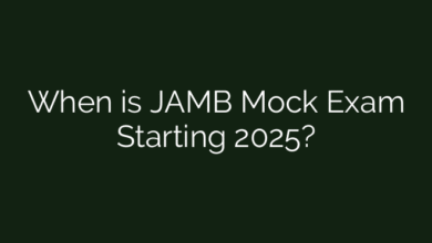 When is JAMB Mock Exam Starting 2025?