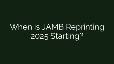 When is JAMB Reprinting 2025 Starting?