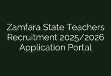 Zamfara State Teachers Recruitment 2025/2026 Application Portal