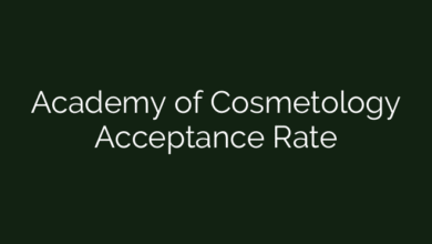 Academy of Cosmetology Acceptance Rate