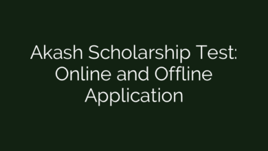 Akash Scholarship Test: Online and Offline Application