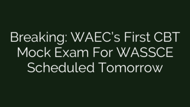 Breaking: WAEC’s First CBT Mock Exam For WASSCE Scheduled Tomorrow