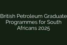 British Petroleum Graduate Programmes for South Africans 2025