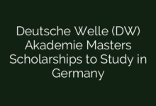 Deutsche Welle (DW) Akademie Masters Scholarships to Study in Germany