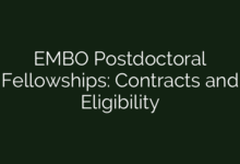 EMBO Postdoctoral Fellowships: Contracts and Eligibility