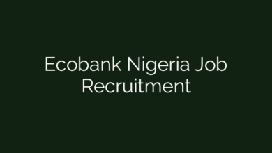 Ecobank Nigeria Job Recruitment