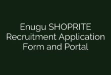 Enugu SHOPRITE Recruitment Application Form and Portal