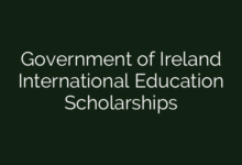 Government of Ireland International Education Scholarships