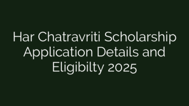 Har Chatravriti Scholarship Application Details and Eligibilty 2025