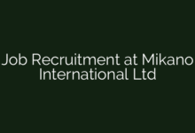 Job Recruitment at Mikano International Ltd
