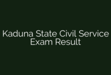 Kaduna State Civil Service Exam Result