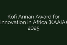 Kofi Annan Award for Innovation in Africa (KAAIA) 2025