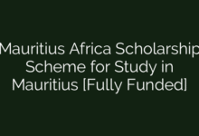 Mauritius Africa Scholarship Scheme for Study in Mauritius [Fully Funded]