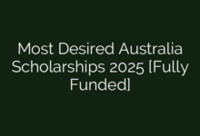 Most Desired Australia Scholarships 2025 [Fully Funded]