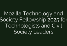 Mozilla Technology and Society Fellowship 2025 for Technologists and Civil Society Leaders