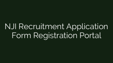 NJI Recruitment Application Form Registration Portal