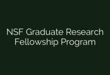 NSF Graduate Research Fellowship Program