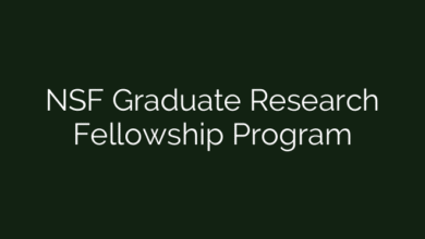 NSF Graduate Research Fellowship Program