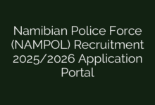 Namibian Police Force (NAMPOL) Recruitment 2025/2026 Application Portal