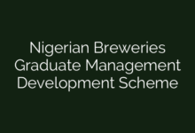 Nigerian Breweries Graduate Management Development Scheme