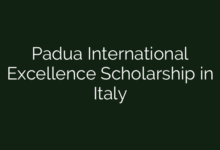 Padua International Excellence Scholarship in Italy