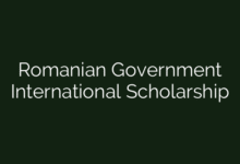 Romanian Government International Scholarship