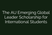 The AU Emerging Global Leader Scholarship for International Students