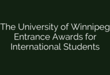 The University of Winnipeg Entrance Awards for International Students