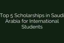 Top 5 Scholarships in Saudi Arabia for International Students