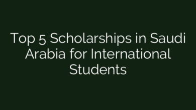 Top 5 Scholarships in Saudi Arabia for International Students